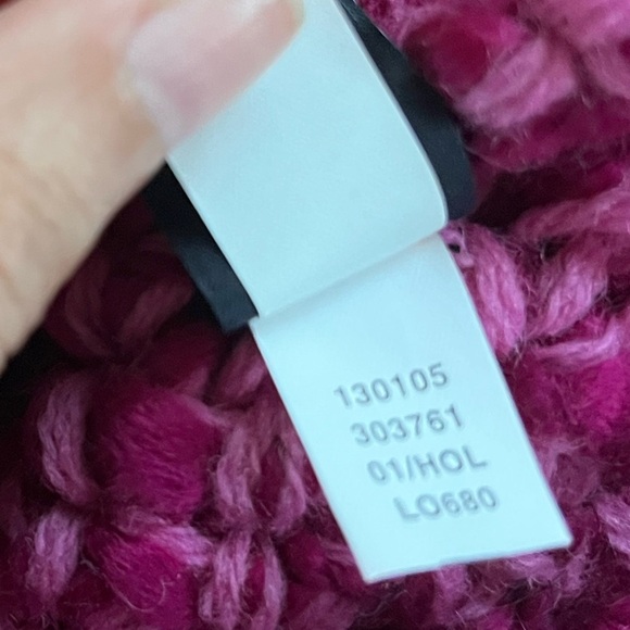 GAP Y2K Purple Crochet Knit Wool-Blend Crossbody Bag - Picture 9 of 11